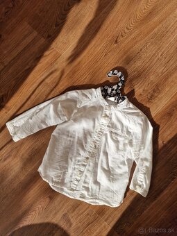 Biela spoločenská košeľa - 5