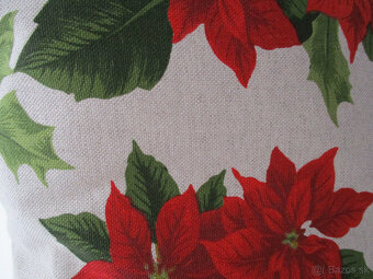 Obliečka vianočná ruža,50x50cm - 5