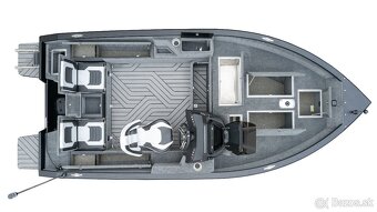 Predám špičkový rybársky hliníkový čln ALBA 460 C - 5