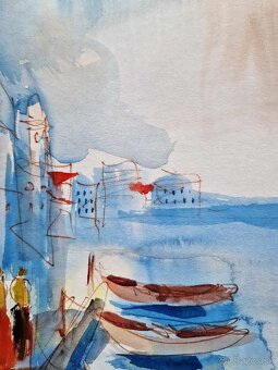 MOSHE LEIDER - (Akvarel) 2, Impresionizmus - 5