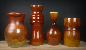 Retro keramické vázy - zbierka - 20 ks - 5