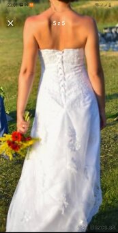 Svadobné šaty atypický strih - 5