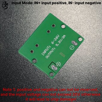 Napájací modul, step-down menič 5V/3A, 2x USB - 5