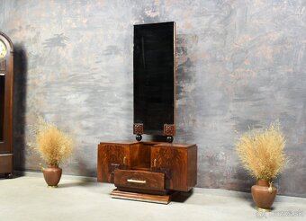 ŠTÝLOVÝ TOALETNÝ STOLÍK ART DECO SO ZRKADLOM - 5