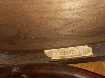 Menšie Hojdacie kreslo Thonet nr71 z obdobia Secesie B - 5
