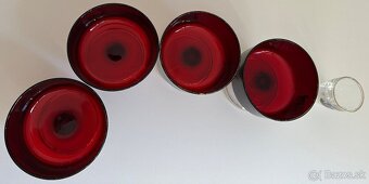 Retro poháre REP. S. MARINO – France – zberateľský set 4EUR - 5