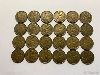 Československo 1960 - 1993 ČSSR ČSFR mince v obyčajnom stave - 5