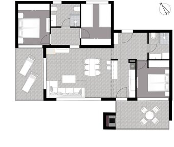 Moderný 4-izb. zariadený apartmán s bazénom, Chorvátsko - 5