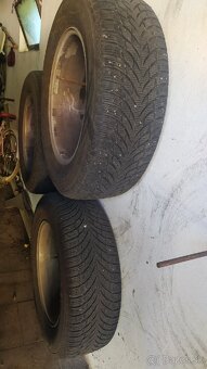 Predám 4 disky Santa Fe r17 + zimné pneu - 5