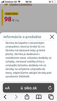 Kúpeľnová skrinka s umývadlom - 5