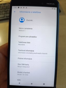 Nokia 6.1. - 5