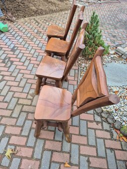 4 masivne zahradne stolicky - 5