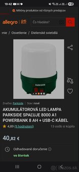 Parkside Aku pracovné svietidlo 360° - 5