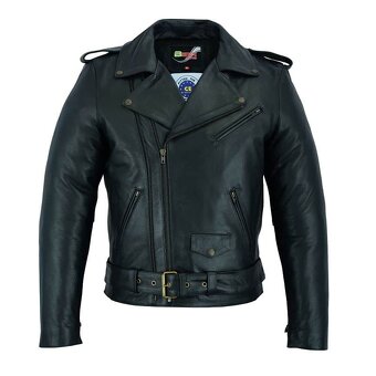 Kozena bunda W-Tec krivak velkost M chopper harley honda - 5