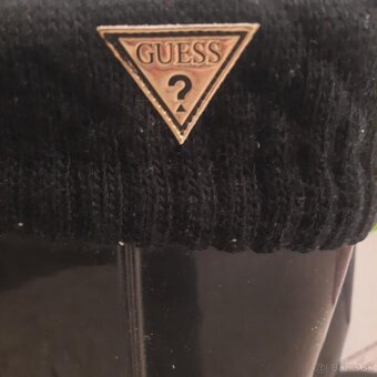 GUESS Gumáky 'RIBE' čierna číslo 41 - 5