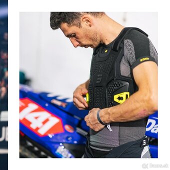 ľahký priedušný nastaviteľný chránič shot homol. EN1621-2 - 5