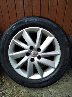 Elektróny 5x100 r15 s letnými pneu - 5