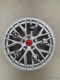 Alu disky R18 5x112 Et45 8J MAM RS4 MSL Seat Audi Vw Škoda - 5