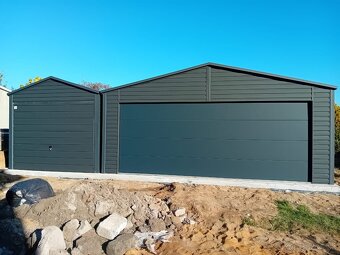 Plechová garáž - dvojgaráž. - 5