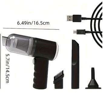 Prenosný Mini vysávač 3v1 - 5