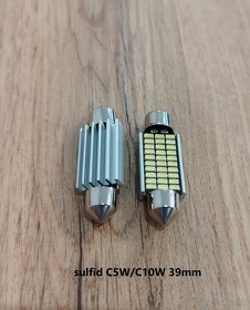 LED T10, T15, sulfidky C5W/C10W - 5