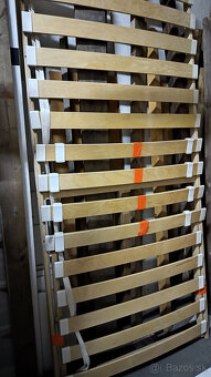 veľká posteľ 180x200 IKEA MALM dubová dýha + rošt - 5