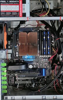 Predám PC Asus P6T SE, Intel Xeon X5650, DDR3 20GB, SSD+HDD. - 5