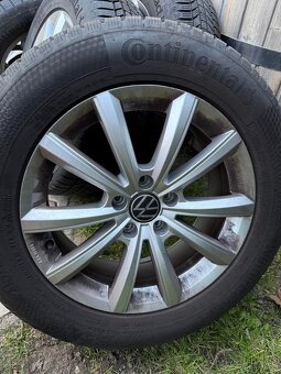 ZIMNA Sada 1rok jazdená R17 5x112.ORIGINAL OEM DIELY VW TIGU - 5