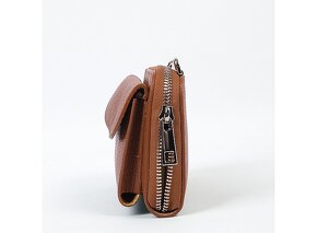 Kožená crossbody kabelka - peňaženka - 5
