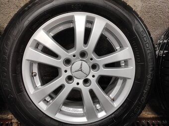 Alu Rial + pneu Dunlop letné r15 195/65 - 5