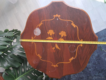 drevený stolík, side table - 5