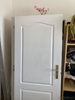 Biele dvere 80 pravé plné Porta - 5