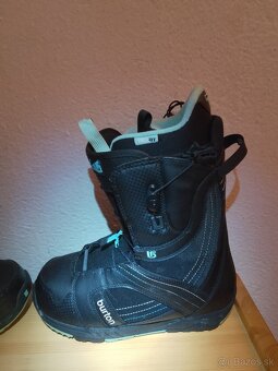 BURTON cierne SNB boty velkost 40,5 - 5