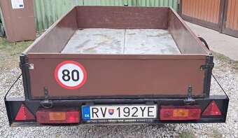 Prívesný vozík 2x1,2 m - 5