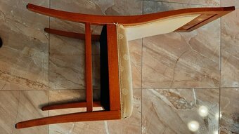 Štýlový stol so stolickami SELVA masiv čerešňa-ZNIZENA CENA - 5