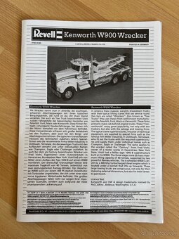 Revell Kenworth W900 Wrecker - 5