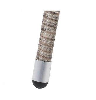 Ratanový záhradný stôl 80 cm krémový - 5