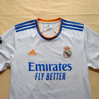 Real Madrid CF 2021-2022 domáci futbalový dres biely L - 5