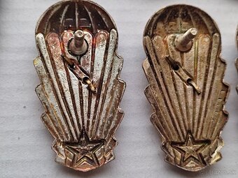 7 ks výsadkárske odznaky CSLA MISTR INSTRUKTOR 1, 2, 3 - 5