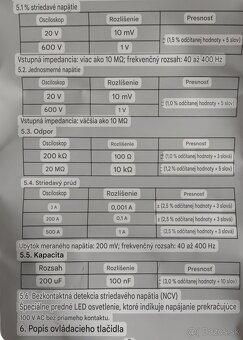 Malý Multimeter kliešťovy - 5