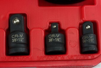 Redukcie pre račne a rázove uťahovačky 8 ks - 5