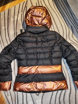 Hnedou čierna bunda zimná - 5