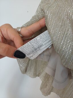 Trblietavé šaty Zara pre dievčatko - vel.110 - 5