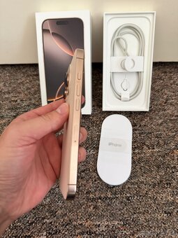Predám iPhone 16 Pro 256 GB púštny titán Desert Titanium - 5