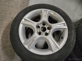 Hliníkové disky 5x100 + letné pneu 185/55r15 - 5