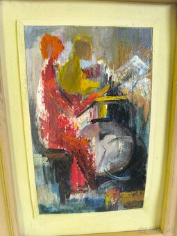 Olejomaľba na kartone - 5