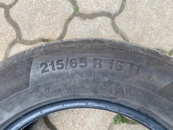 Predám 2ks pneumatík CONTINENTAL 215/65 R16 - 5