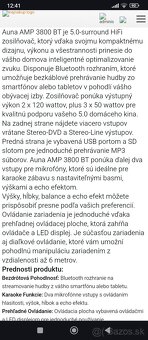 Predam zosilovac s Bluettoth - 5