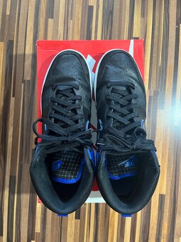NIKE dunk high SE camo black royal - 5