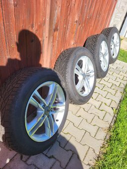 Audi alu disky R17 zimné pneu Kormoran 215/60 R17 7 mm - 5